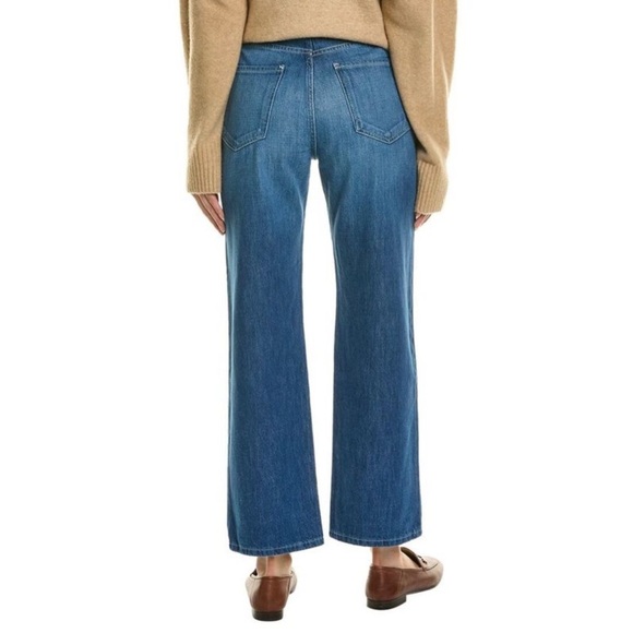 FRAME Denim Le Jane Atrium Crop Jean In Blue 30 - Picture 4 of 13